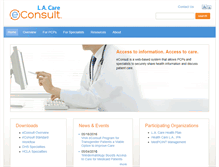 Tablet Screenshot of econsultla.com